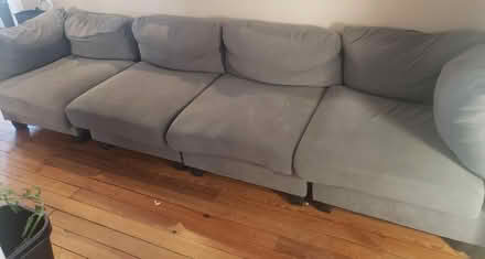 Photo of free Sectional Grey Sofa with Ottoman (Warrenton, VA 20186) #1