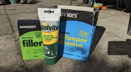 Photo of free Wallpaper adhesive, wallpaper repair and all purpose filler (Kendal LA9) #1