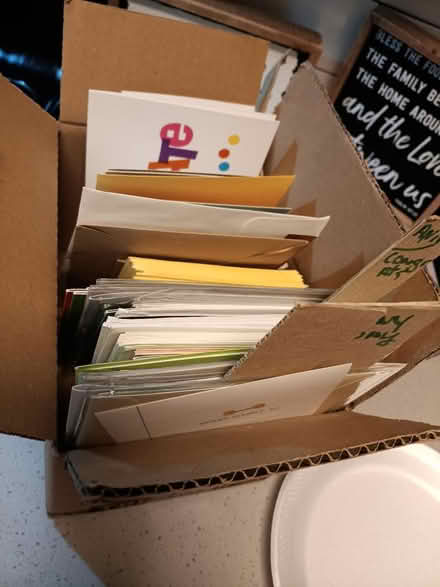 Photo of free A box of cards (76131) #1