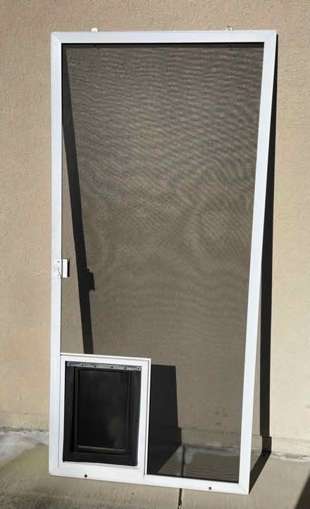 Photo of free 36” Screen Door with a Dog Door (San Ramon) #1