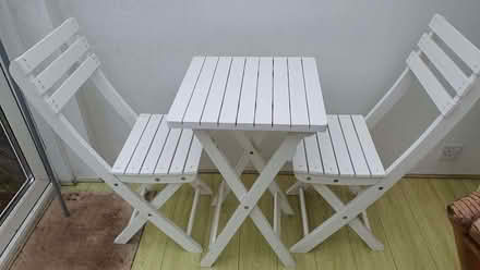 Photo of free Small table and 2 chairs (Kingston Gate KT2) #1