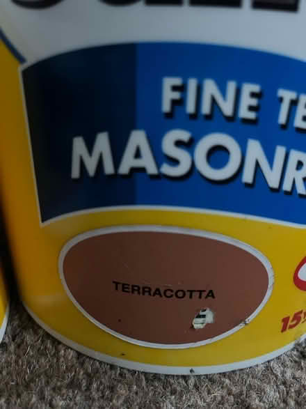 Photo of free Masonry Paint Terracotta Colour (Loughborough LE11) #2