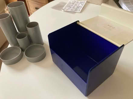 Photo of free Desk tidy and box for index cards or whatever (Kendal LA9) #1