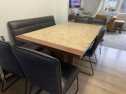 Photo of free Dining table/chair/ tv side table (Hammersmith) #2