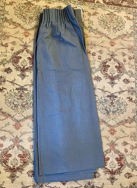 Photo of free Grey cotton curtains (Ifton Heath SY11) #1