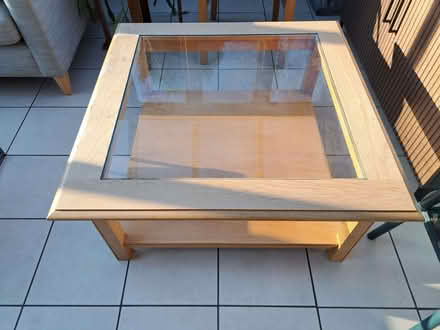 Photo of free Oak and glass coffee table (Dronfield S18) #1