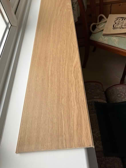 Photo of free Tongue and groove laminate flooring and card underlay L (Sheet GU31) #1
