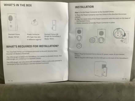 Photo of free EUFY Additional Doorbell Chime (Seaside BN23) #3
