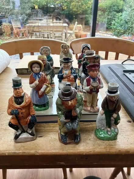 Photo of free Wood and sons. Original dickens Toby Jugs with 2 books (Surbiton KT5) #1