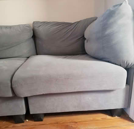 Photo of free Sectional Grey Sofa with Ottoman (Warrenton, VA 20186) #2