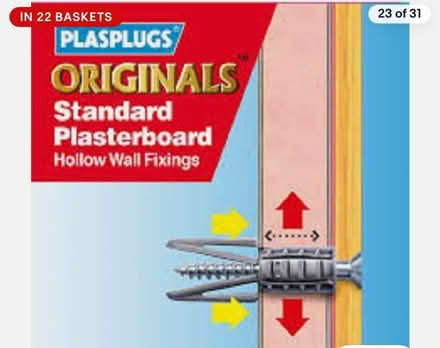 Photo of Hollow wall fixings/ rawl plugs (Forest Hill SE26) #1
