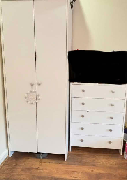 Photo of free Tall wardrobe and chest of drawers (Windsor) #1