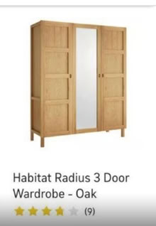 Photo of free Habitat wardrobe (Orpington) #1