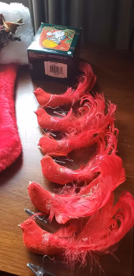 Photo of free Red Christmas ornaments misc (Kenson Park) #1