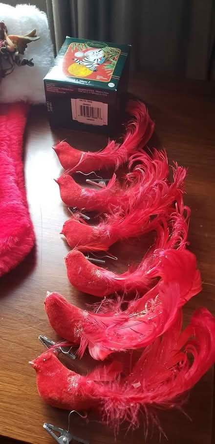 Photo of free Red Christmas ornaments misc (Kenson Park) #1