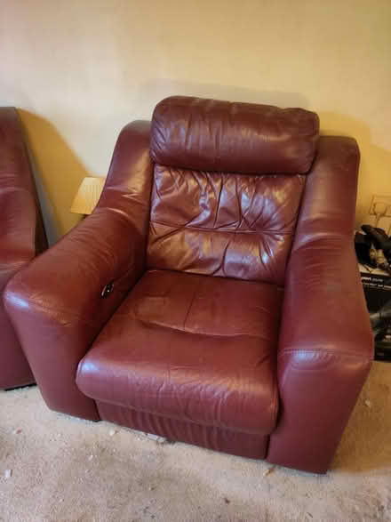 Photo of free Leather power recliner chairs (Brentwood CM13) #2