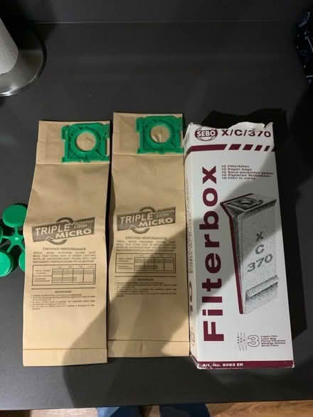 Photo of free 2 x New Sebo Vacuum Cleaners bags (Norton Lees S8) #1
