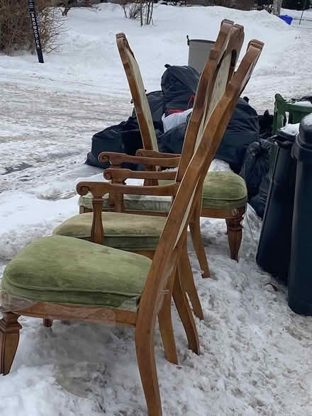 Photo of free Curb alert 4 dining chairs (Britannia) #1