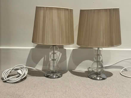 Photo of free Pair of small table lamps (Grove Park, Chiswick, W4) #1