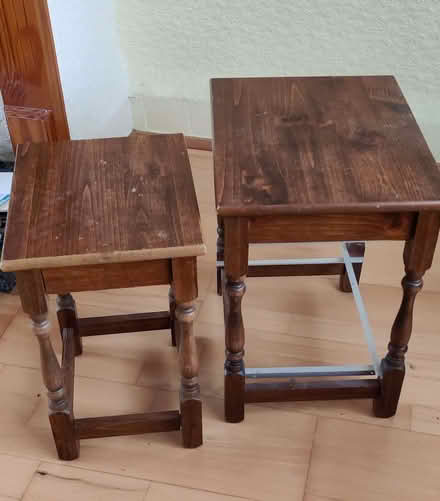Photo of free 2 small tables - part of a nest of tables (Moston CH2) #1
