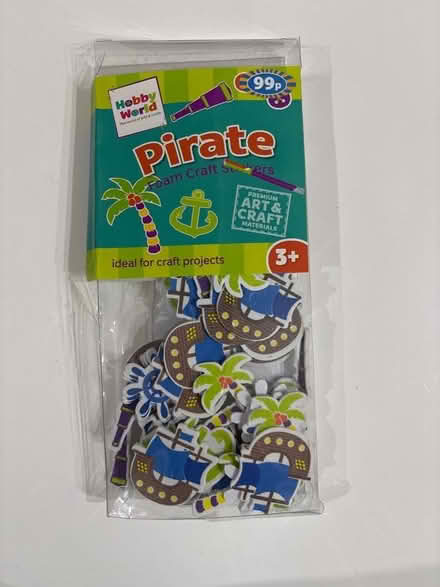 Photo of free Pirate foam craft stickers (Brickhill MK41) #1