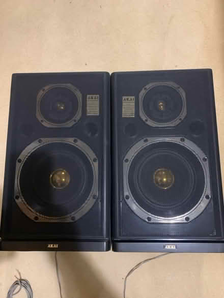 Photo of free Pair of Akai speakers (Hoddesdon, EN11) #1