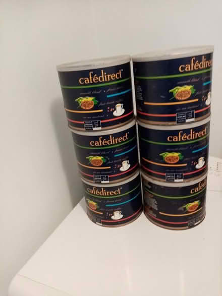 Photo of free 6 x 500g used coffee tins (Emsworth PO10) #1