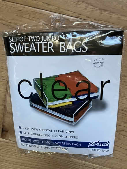 Photo of free sweater storage bags (NE Pleasanton) #1