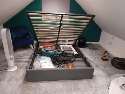 Photo of free Double ottoman bed frame (Po7) #2