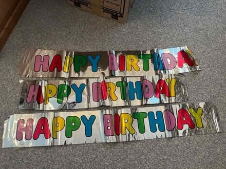Photo of free Happy Birthday banners (Beauchief S8) #1
