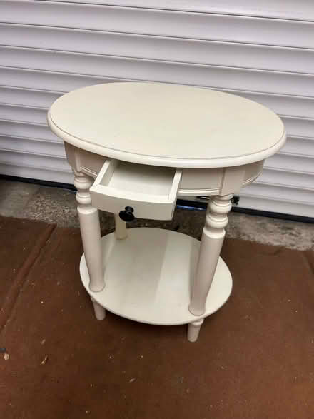 Photo of free Small up cycled table with drawer (Dronfield S18) #1