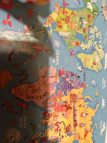 Photo of free Children’s world map puzzle (RG30 Tilehurst) #2