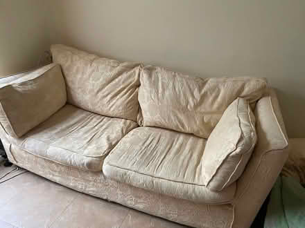 Photo of free 3 seater sofa with removable washable covers (Colnbrook SL3) #1