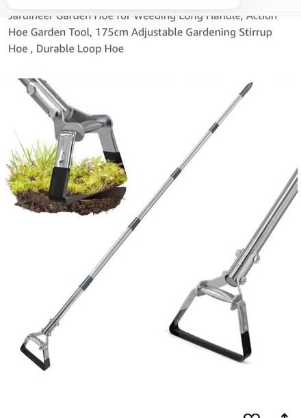 Photo of Garden hoe - possibly stirrup or action type? (Ifton Heath SY11) #1