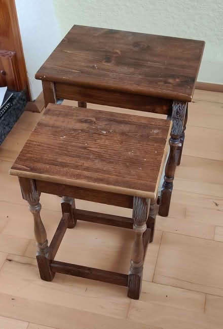 Photo of free 2 small tables - part of a nest of tables (Moston CH2) #2