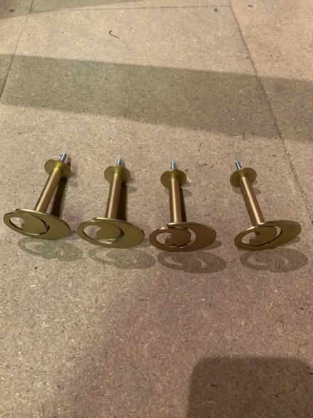 Photo of free Gold colour curtain tieback hooks (Hoddesdon, EN11) #1