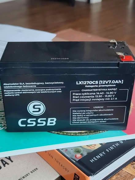 Photo of free LX1270CS battery 12V, 7Ah (RG10 Waltham St Lawrence) #1