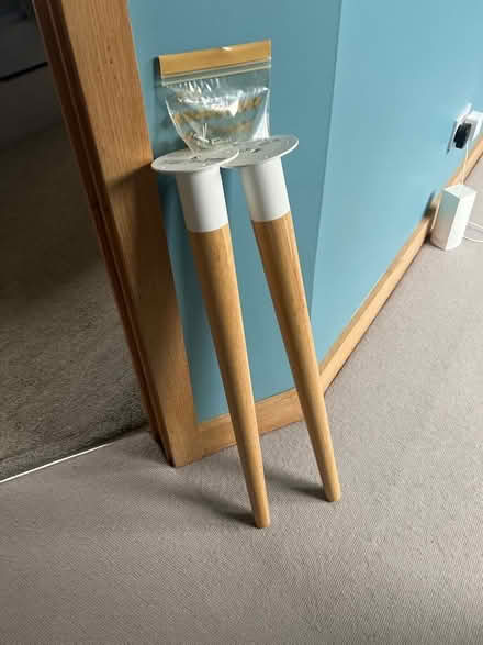 Photo of free 2 IKEA table / desk legs (Broxbourne EN10) #1