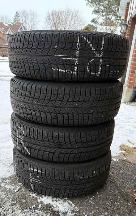 Photo of free 4 winter tires on rims (Near Fallowfield & Greenbank) #1