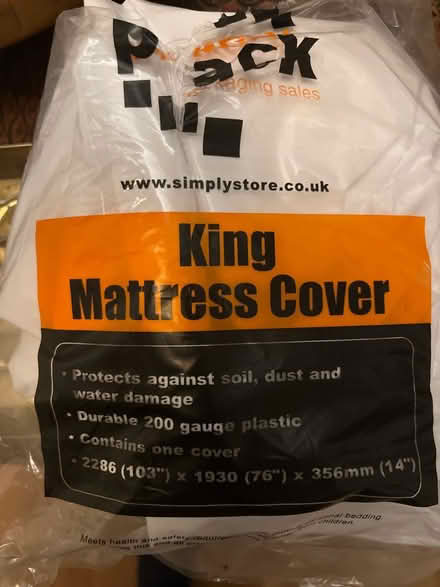 Photo of free Mattress cover for storage (CR5) #1