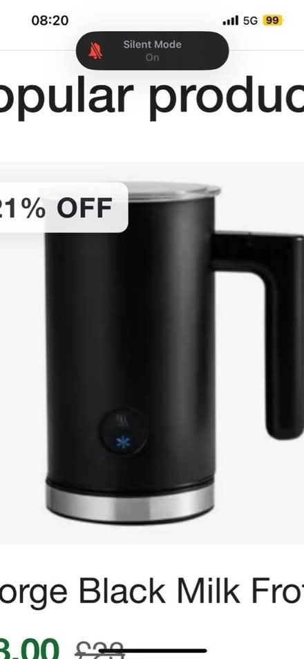 Photo of electric milk frother (SW9) #1