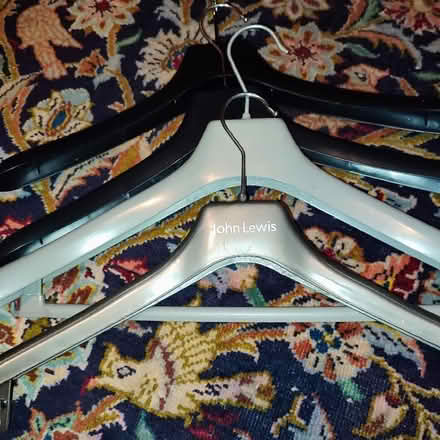 Photo of free 4 plastic clothes hangers (Church RG2) #1