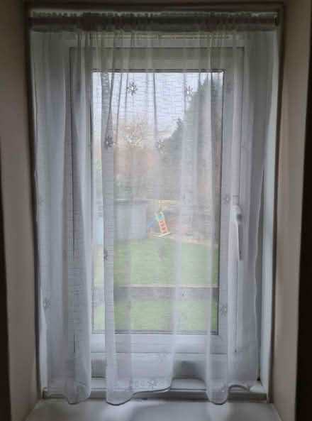 Photo of free Net curtains and rails (x2) (Pinhoe, Exeter) #1