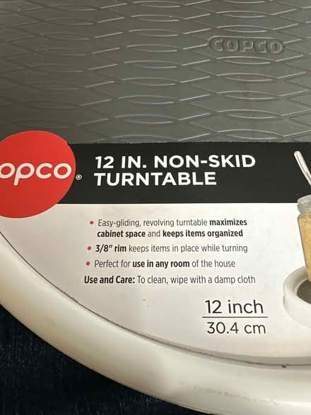 Photo of free 2 “Lazy Susan” turntables (Prospect Park) #1