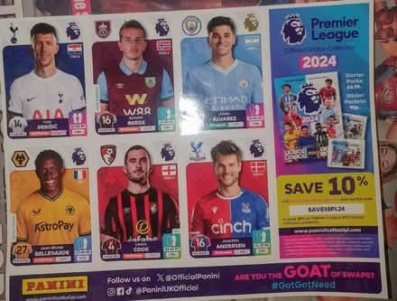 Photo of free Panini Stickers (Highfield HP2) #1