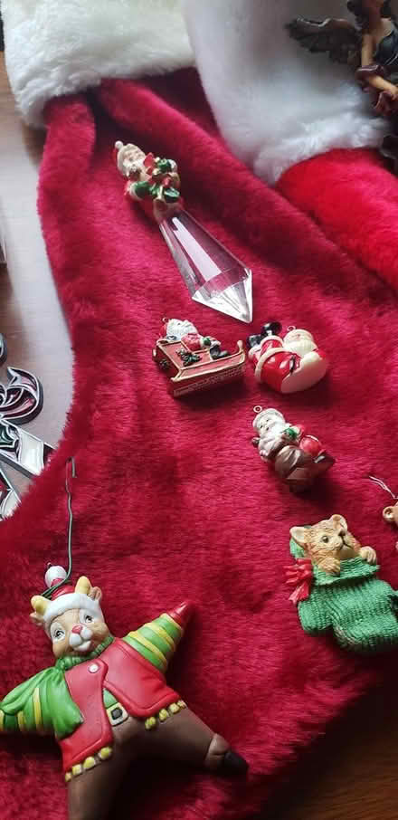 Photo of free Red Christmas ornaments misc (Kenson Park) #2