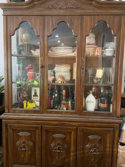 Photo of free lighted China Cabinet (Hwy 93 & 58th Ave) #1