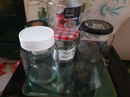 Photo of free Glass Jars and some tea containers (Ryhall PE9) #1