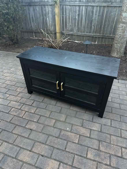 Photo of free Black Credenza (Near Stratford Home Depot) #1