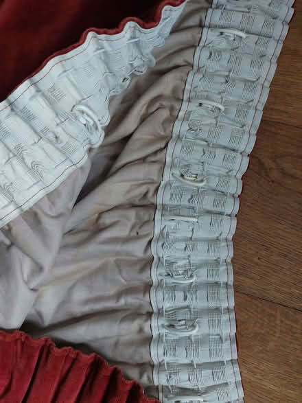 Photo of free lovely large heavy lined vintage velvet curtains 190cm long (Ringmer BN8) #1